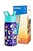 Simple Modern Disney Monsters Inc Kids Water Bottle with Straw Lid | Reusable Insulated Stainless Steel Cup for School | Summit Collection | 14oz, Monsters Inc