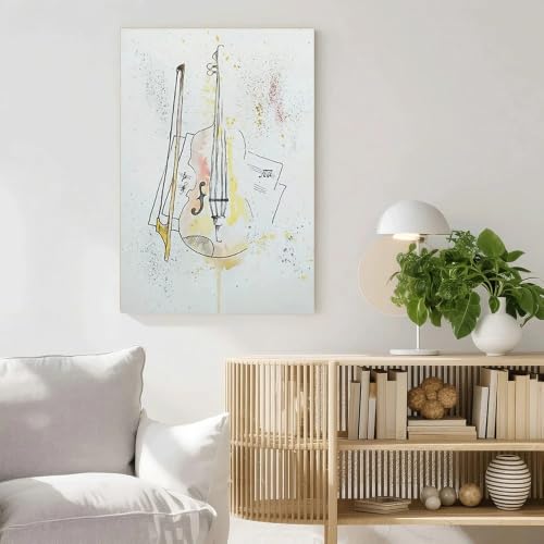 Cuadro para decoración del hogar de música: soluciona tus paredes vacías con este lienzo 3