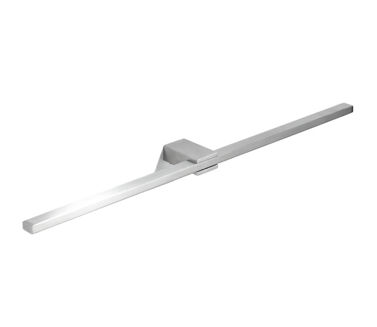 1pc Black Toilet Hanging Non Perforated Towel Rack Extendable Pole Stainless Steel(60cm Brush)