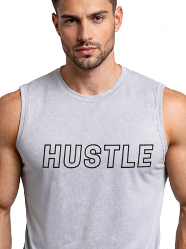 Image of 3Colours RGB Men's Active Wear Sleeveless Tank top, Gym Vest, Leisure wear CCUT Hustle
