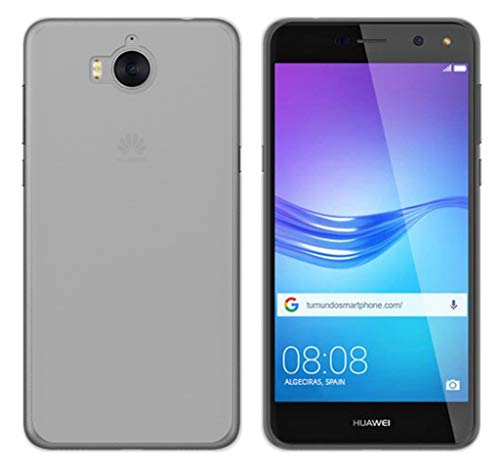 Tumundosmartphone Funda Gel TPU para Huawei Y6 2017 Color Transparente