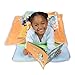 NoJo Bluey for Real Life Toddler Nap Mat - Includes Attached Pillow and Fleece Blanket, Orange, and Blue