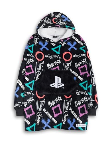 Sweat à capuche Playstation noir : cadeau idéal pour garçon