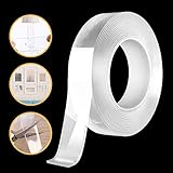 Amplias aplicaciones: estas tiras adhesivas de pared extraíbles se pueden utilizar de innumerables maneras alrededor de la casa o en tu oficina, siendo ideales para fijar alfombras, colgar obras de arte, pósteres, fotografía, utensilios de cocina, suministros de oficina y mucho más
