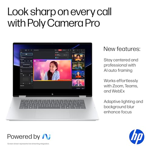 Image of HP OmniBook 7 Flip 16 inch 2-in-1 Copilot+ AI PC Laptop, 3K OLED Touch, Intel Evo Platform 8-Core Ultra 7 258V(>Ultra 9 185H), WiFi 7, Backlit KB, W Pen & 128GB PSD, Win11 Home(32GB|2TB SSD)