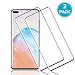 Produktbild Wiestoung Panzerglas Schutzfolie für Huawei P40 Pro, [2 Stück] [Volle Bedeckung] [Anti-Kratzer] [Anti-Öl] [Blasenfreie] [HD-Klar] Panzerglasfolie Displayschutzfolie für Huawei P40 Pro