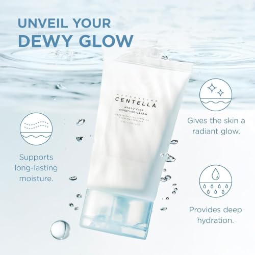 Image of Centella Hyalu-Cica Moisture Ccream | Lightweight Deep Hydrating Ccream with Hyaluronic Acid & Collagen for Sensitive Skin, 75ml (Style-16)