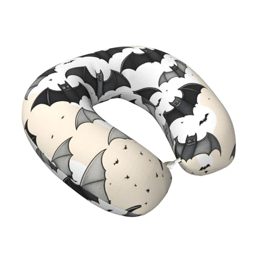 Almohada de cuello de espuma viscoelástica negra miniatura 2