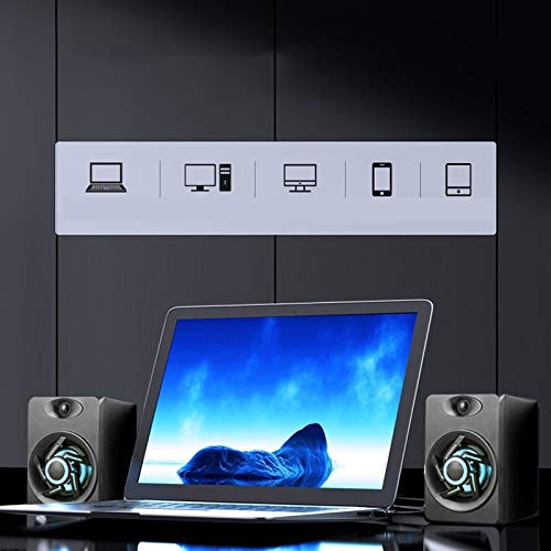 Audio Del Computer, Piccoli Altoparlanti Da Scrivania, Mini Altoparlanti Cavo USB, Altoparlanti Desktop Da Ufficio (Color : B)