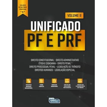 Capa do livro Unificado - PF/PRF - Vol. 2: Volume 2