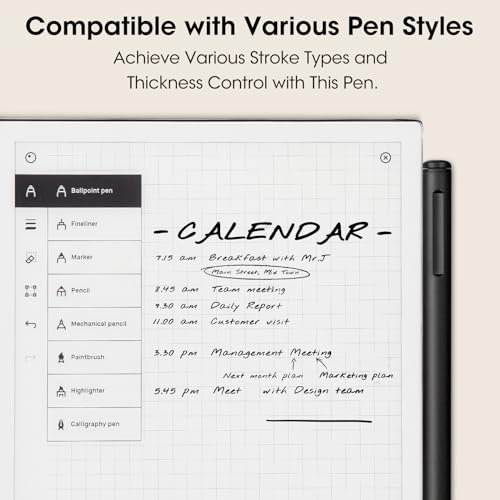 Image of Magnetic Stylus for Remarkable 2 Pen with Eraser, EMR Digital Stylus for Remarkable Replacement Pen Marker Plus, Digital 2 Stylus Alternative Marker Plus for Wacom /Kindle Scribe /BOOX /EMR Devices