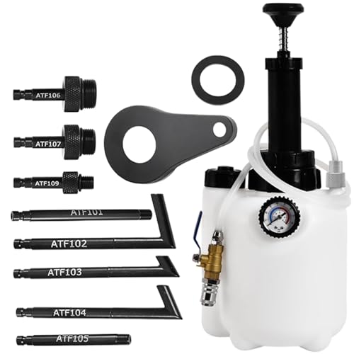 KOUTIANWU Bomba de llenado de aceite de caja de cambios manual, bomba de transferencia de líquido de transmisión, sistema de bomba de aceite automotriz, bomba de transferencia de aceite con