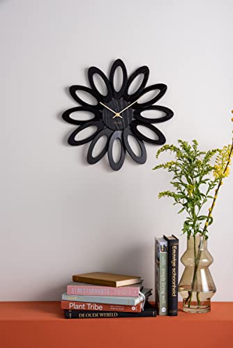 Karlsson Wall Clock 'FIORE' Black 40cm (KA5891BK) - Image 4