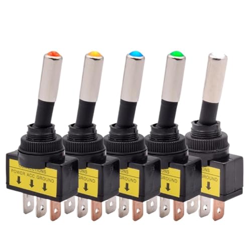 Bouton LED 12mm étanche avec indicateur lumineux 24V pour commande ON OFF