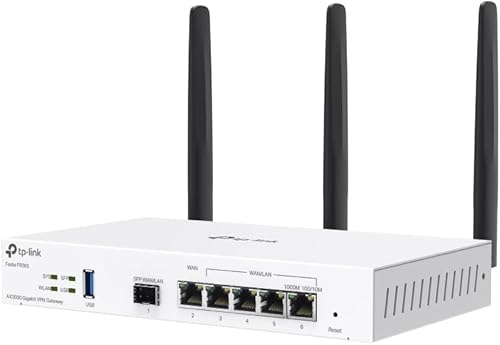 Miniatura 5 de TP-Link Festa FR365, AX3000 WiFi 6 VPN Router, hasta 5 Gigabit WAN + 1 USB 3.0 WAN + 1 SFP, red autoorganizada, nube libre, equilibrio de carga,