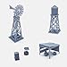 Outland Models Railway Scenery Old West Accessory Mixed Set 1:160 N Scale