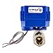 UNOX Motorized Ball Valve 1 inch Stainless Steel AISI304 - Electric Water Valve 9-24V AC/DC and 2 Wire Auto Return Setup - Automatic Main Water Electric Shut off Valve - Ball Valves