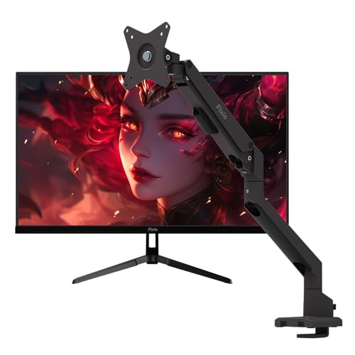 Image of Pixio PX279 Wave 27 inch 240Hz Refresh Rate FHD 1080p Resolution Fast IPS Panel 1ms GTG Resonse Time Gaming Monitor and PS1S Wave Black Single Monitor Arm - Fits up to 32 inches and 19.8lbs
