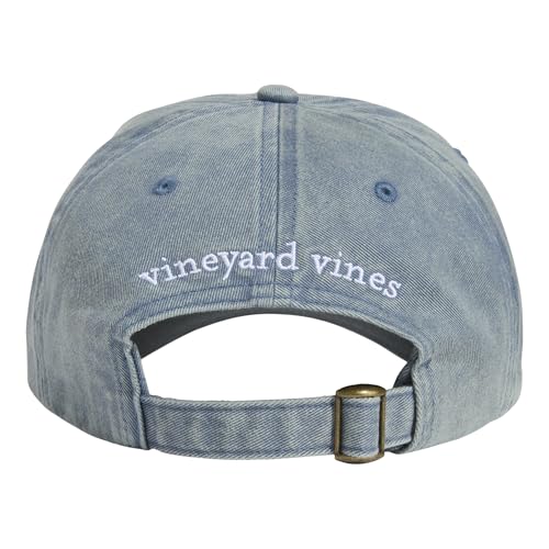 Image of Vineyard Vines Men's Garment-Washed Classic Whale Baseball Hat