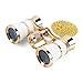 Monoculars Telescope High Power 3 X 25 Foldable Opera Glasses Binoculars Metal Body with Chain Optical Lens Theater Telescope Women s Clear Binoculars (Silver)
