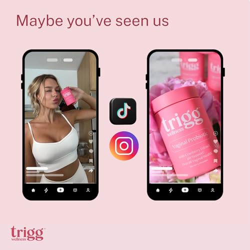 Image of Trigg Vaginal Probiotics for Women- pH Balance, Digestion, UT- Female Health Supplement with Cranberry- Prebiotic Blend, Lactobacillus- Promote Healthy Vaginal Odor & Flora- Feminine Probiotic- 90 Ct