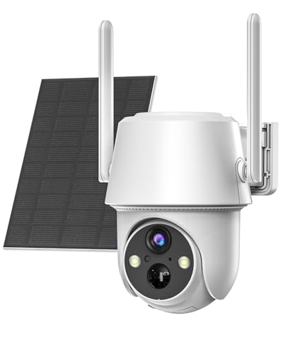 La Mejor Recopilación de Camaras de Seguridad Exterior disponible en línea. 41 E T EASYTAO EB01 Cámara de Seguridad Exterior Solar Inalámbrica, 3K 5MP Camaras WiFi Recargble con Dos Bateria 8000mAh,Visión 360°, con Visión Nocturna y Audio Bidireccional,...