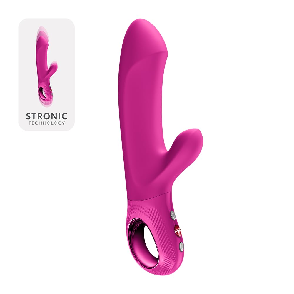 Fun Factory Bi Stronic Embrace | Vibromasseur rabbit à poussée femme | IPX7