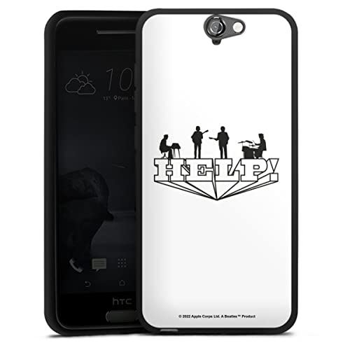 DeinDesign Coque en Silicone Compatible avec HTC One A9 Étui Silicone Coque Souple The Beatles Help! Rock ‘n’ Roll - Les Beatles, Paul McCartney, John Lennon, RIngo Starr, George Harrison DeinDesign Coque en Silicone Compatible avec HTC One A9 Étui Silicone Coque Souple The Beatles Help! Rock 'n' Roll