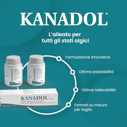 Aurora Biofarma Kanadol Paste 30 Gramm - Ergänzungsfuttermittel für die Normale Funktion des Nozizeptivsystems - Geeignet für Hunde und… – Ansicht 4