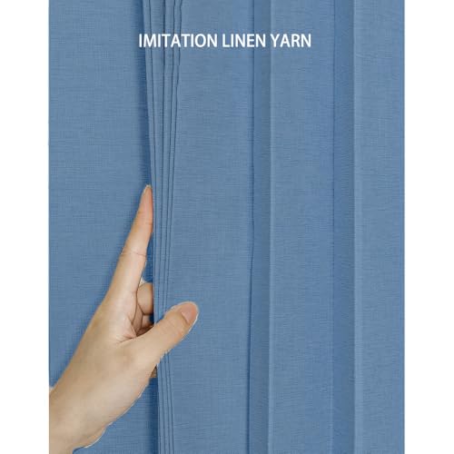 Ducha sin taladro Foldab azul de 100 x 180 cm ligera e impermeable para el baño de casa 7