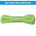 FerDIM Glow Paracord Rope 550, Reflective Parachute Cord 9 Strand 4mm Diameter Outdoor Survival Rope Glow in The Dark 100% Nylon 25ft 50ft 100ft 200ft Multi Color