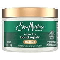 SheaMoisture Bond Repair Masque Amla Oil Deeply Moisturizes and Visibly Repairs Damage with Hydroplex Technology and Amla Oil for Stronger Hair with Restorative HydroPlex Infusion 11 oz