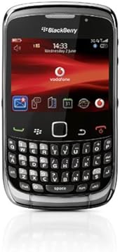 Blackberry Curve 9300 Black Chrome on Vodafone PAYG