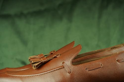 Image of Tassel Loafers for Men Casual | Synthetic Leather with TPR Sole | Stylish Loafer Shoes with Soft Cushioned Insole | Perfect for Office, Party, Wedding | Slip-on Men's Formal Shoe