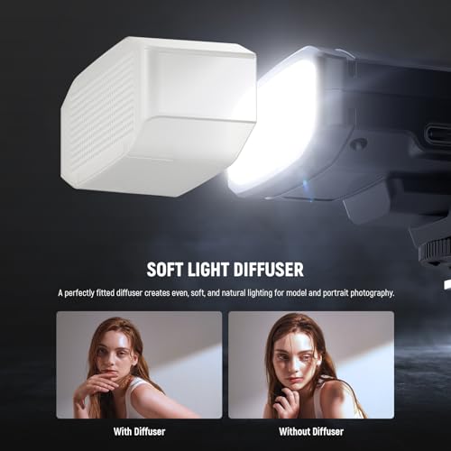 NEEWER Basics Z120 SE 5600K Mini Camera Flash Speedlite GN12, 2000mAh/500 Flashes/0.1-1.8s Recycle, Compatible with Canon Nikon Sony Fuji Olympus with Universal Single Contact Hot Shoe Mount, No TTL - image 7