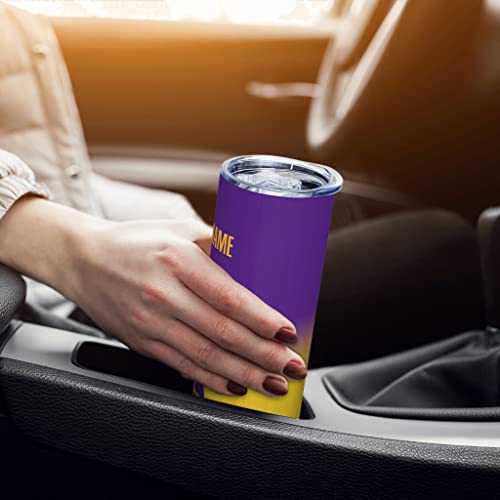 20Oz Custom Basketball Travel Mug Personalized Insulation Stainless Steel Tumbler Cup Fans Gift Add Your Name And Number #TOP4