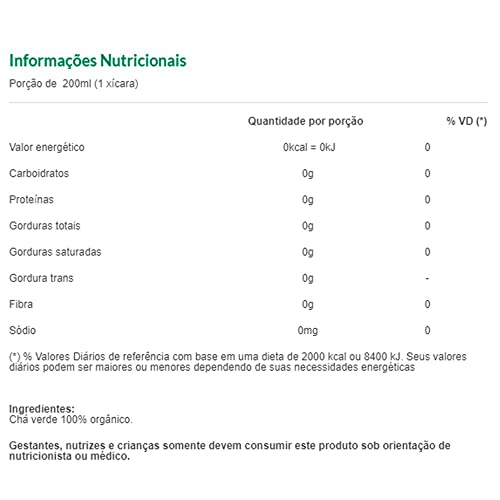 15 Sachês Cha Verde Organico Yamamotoyama 30g