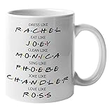 Friends TV Show Merchandise - Rachel Joey Monica Phoebe Chandler Ross Friends Mug | Friends Merchandise TV Show Central Perk Coffee Mug | Friends Merch Gifts Mugs Decor - Friends Coffee Mug Funny