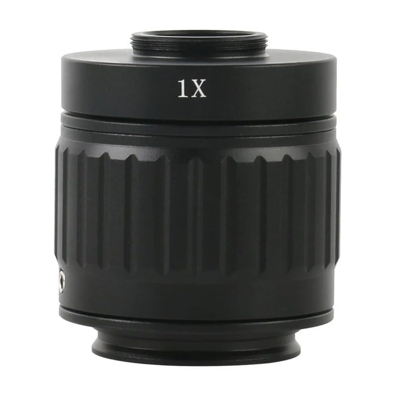 38mm 1X 0,35X 0,5X 0,4X 0,3X Simul Focal Trinocular stereoskopowa kamera z mikroskopem C Adapter do montażu Barlowa pomocniczy obiektyw(1.0x)