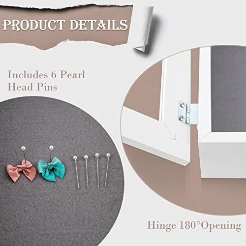 Golden State Art, 11X14 Shadow Box Frame Display Case, 2-Inch Depth, Great For Collages, Collections, Mementos, 6 Pins Included (White, 1 Pack) #TOP4