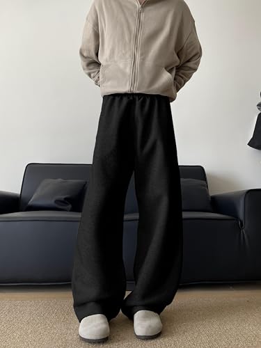 Image of dockstreet Men's /Unisex Open Bottom Drawstring Pure Cotton Stretchable Baggy Jogger Pants