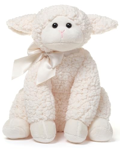 Image of Bearington Baby Lamby Lullaby Animated Musical Plush Stuffed Animal Lamb 13"