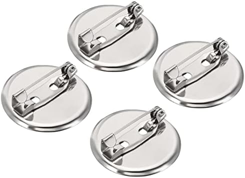 Lot De 50 Broches De Base 23mm, Aiguilles à Broche, épingles De Sûreté, Argent/ton, Neuf