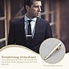 JEYORZY 2 Stück Herren Krawattennadel, Tie Clip Set, silber Krawattenklammer Klassische Krawattennadeln Kupfer Metall Hochzeit Klassisch Krawattennadel für Business, Hochzeit und Alltag(Gold) #1