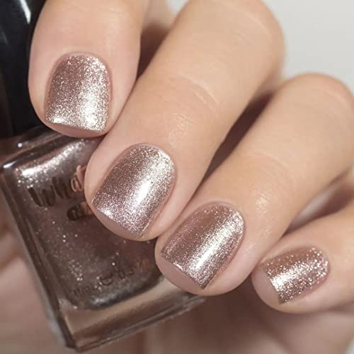 Whats Up Nails - Chrome Colored Glasses Nail Polish Rose Gold Chrome Lacquer Varnish Made In Usa 12 Free Cruelty Free Vegan Clean #TOP6