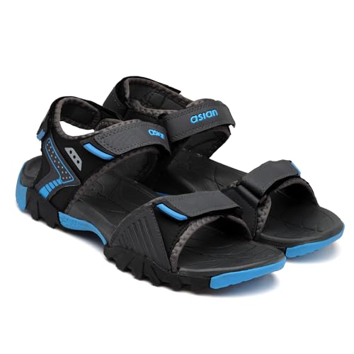 Image of ASIAN Mens VISTARA-11 Casual Sandals with adjustable velcro closure for easy wear with flexible fitting and trendy and stylish looks ideal for everyday use for mens as well as boys