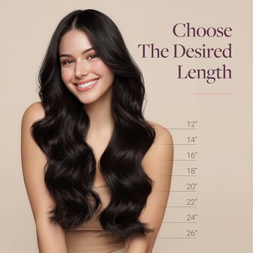 Image of GOO GOO Clip in Hair Extensions Real Human Hair Balayage Remy Extensions