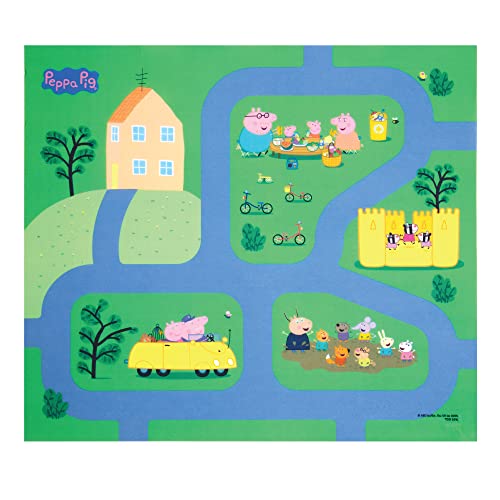 Peppa Pig Felt Megamat tapis multicolore pour s'amuser au salon