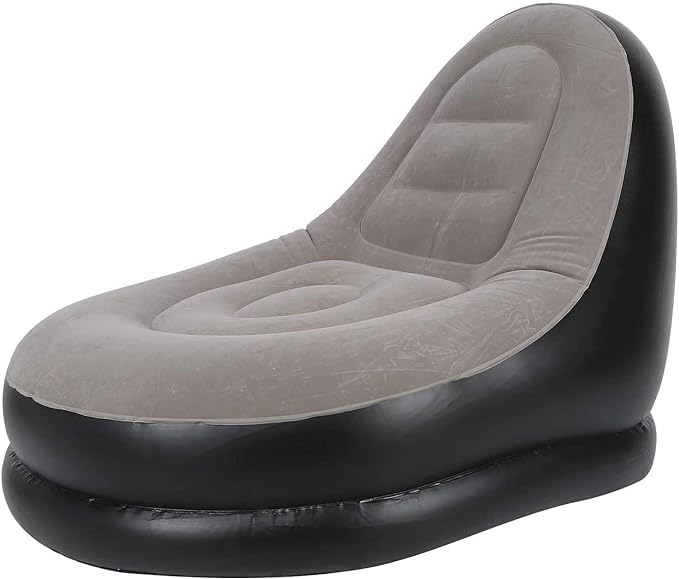 Poltrona Gonfiabile Con Poggiapiedi - Per Relax Interno Ed Esterno, Impermeabile, Con Pompa - Foto 4