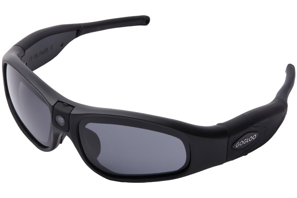 Amazon | GOGLOO E9 BLACK ウェアラブルカメラ アクションカム ビデオ  